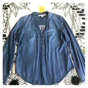 LC Lauren Conrad Denim Shirt